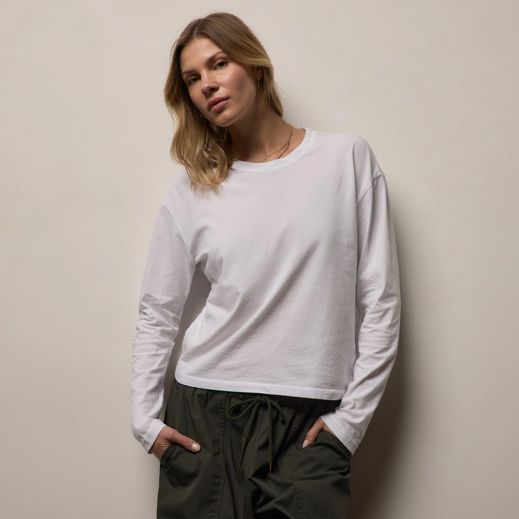 Vintage Boxy Tee - White - Image 4