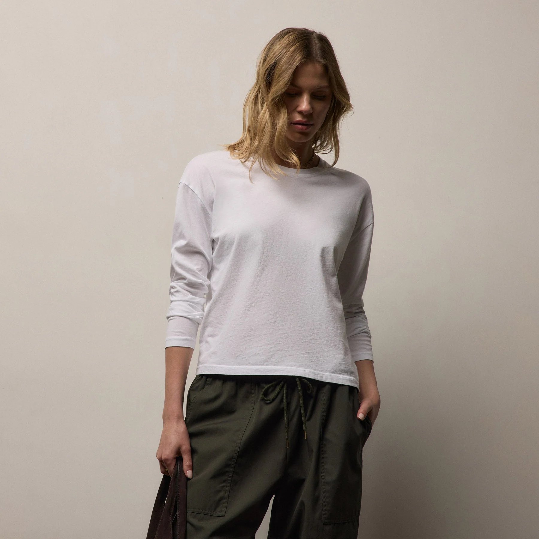 Vintage Boxy Tee - White - Image 6