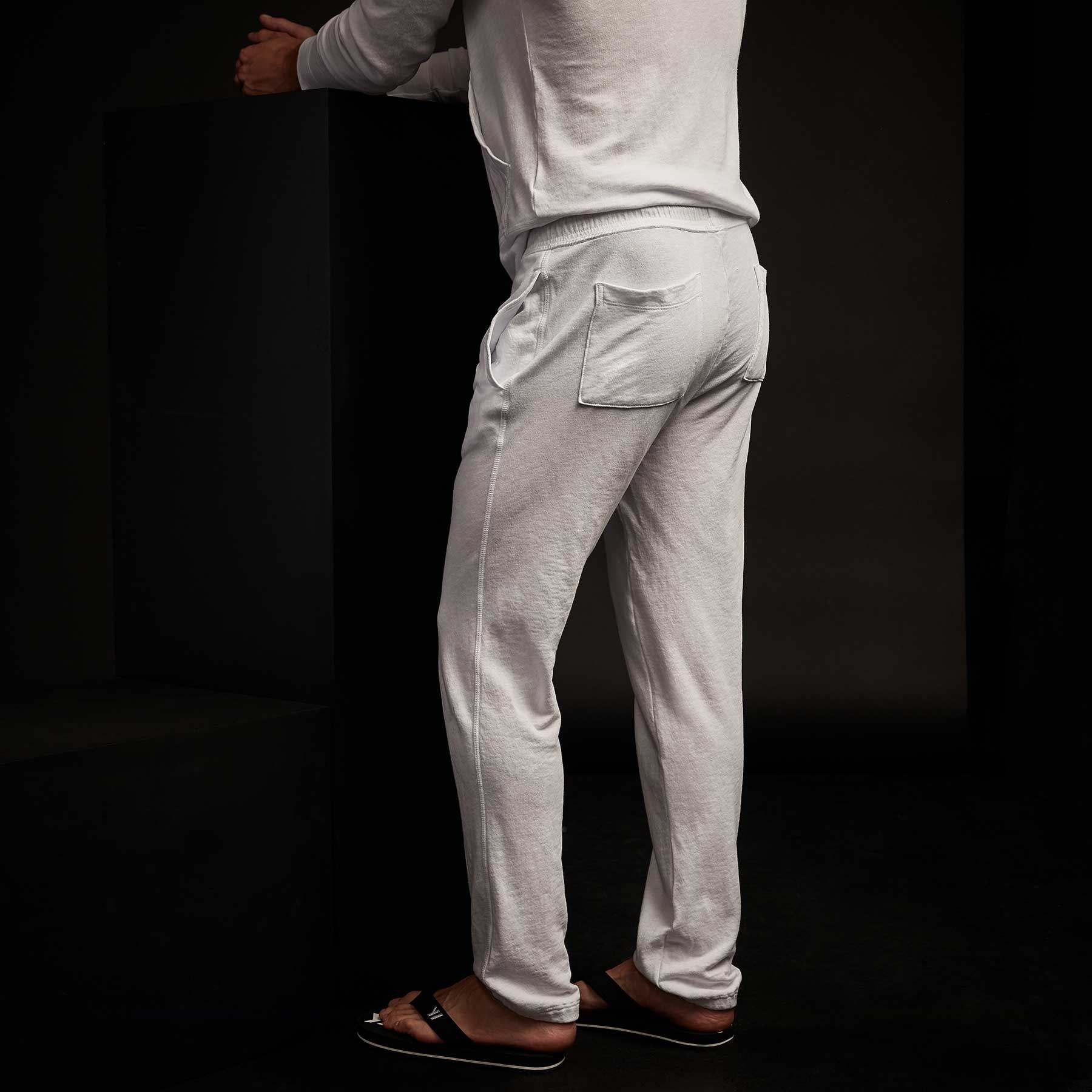 Vintage French Terry Sweatpant - White - Image 3
