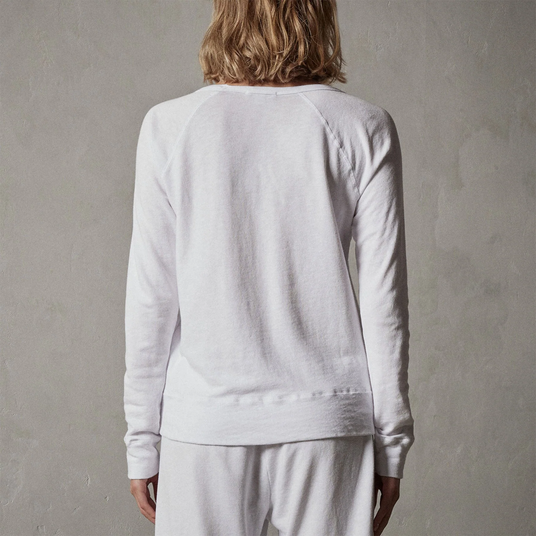 Vintage French Terry Sweatshirt - White - Image 7