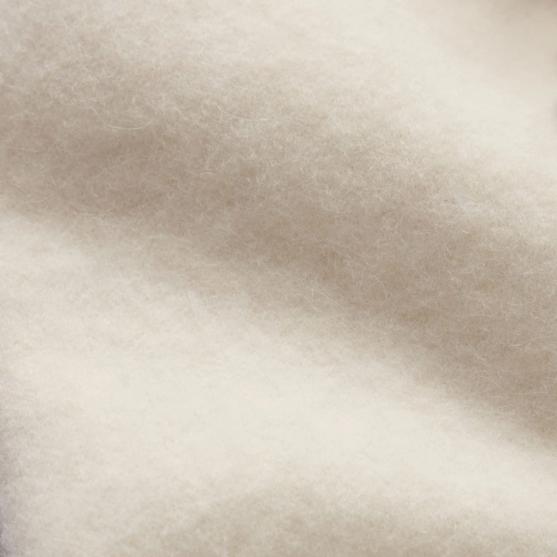 Wool Alpaca Zip Jacket - Ivory - Image 6