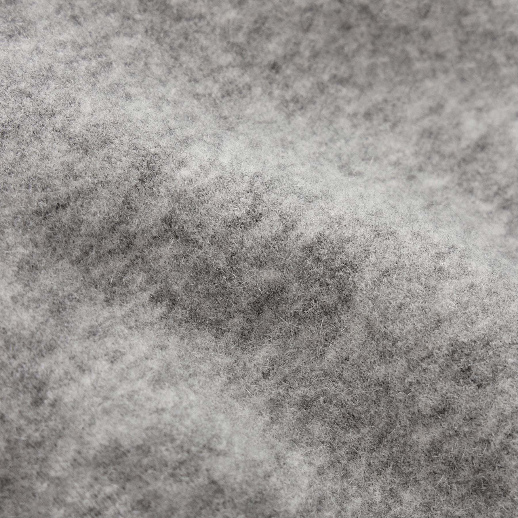 Wool Alpaca Zip Jacket - Mid Grey - Image 5