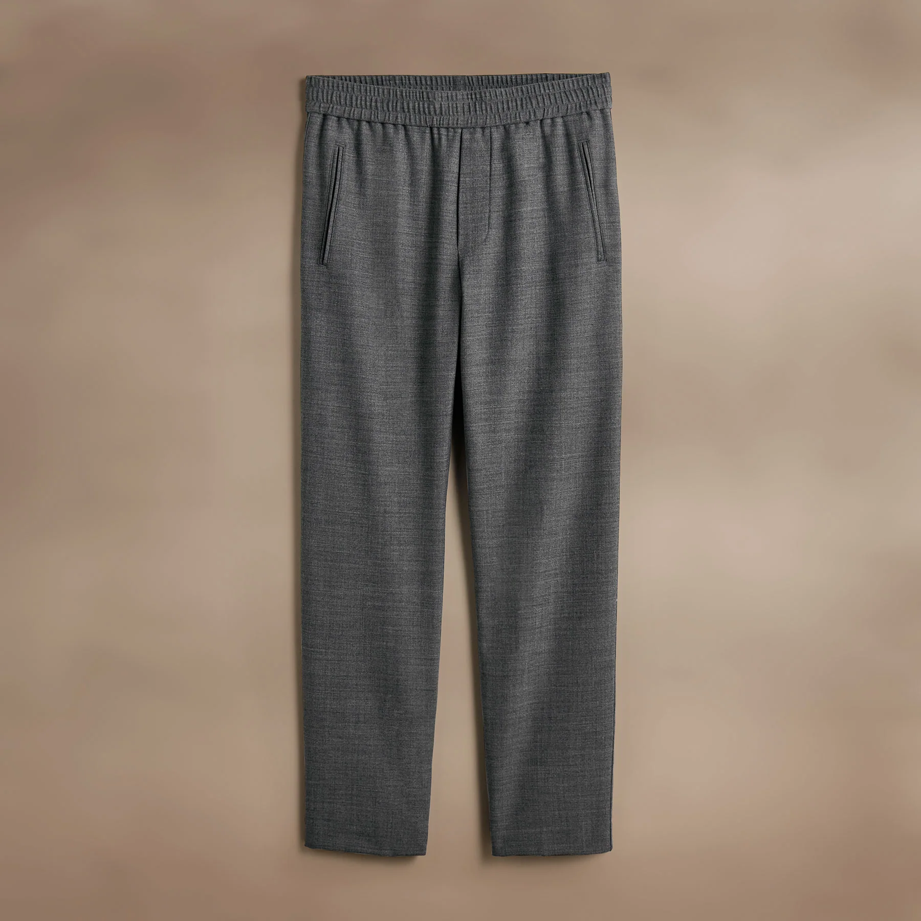 Wool Blend Trouser - Heather Charcoal - Image 2