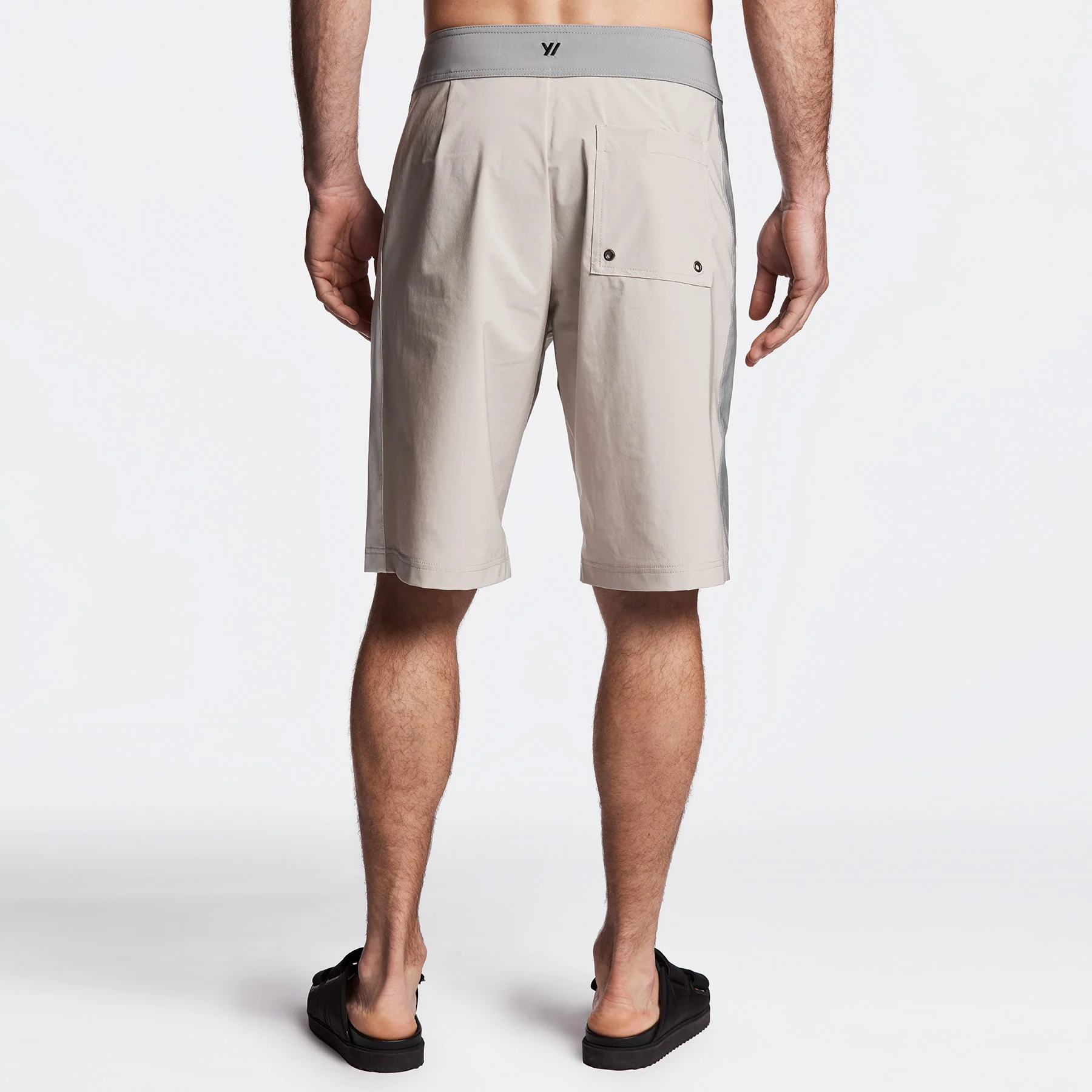 Y/OSEMITE Tri Color Boardshort - Sand/Stone/Shell - Image 4