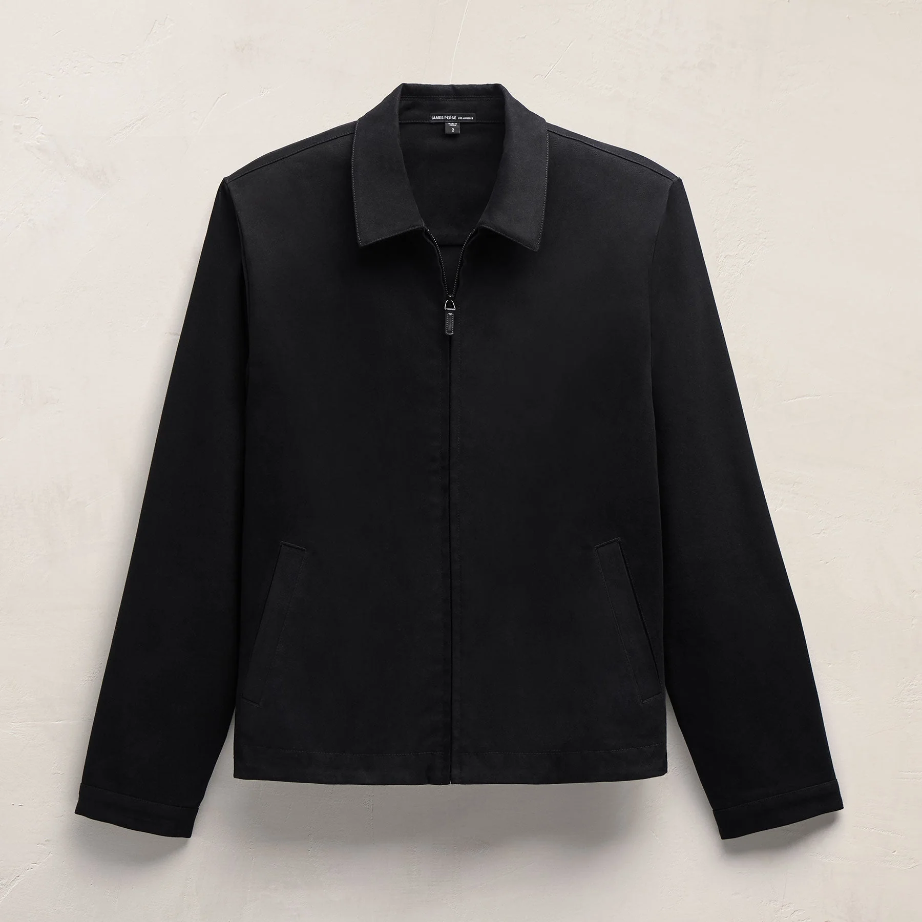 Zip Front Coach Jacket - Black - Image 2